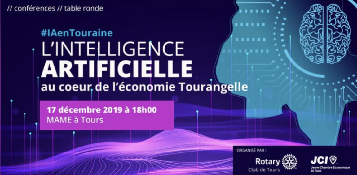 La JCET et le Rotary Club de Tours s’associent pour parler Intelligence Artificielle !