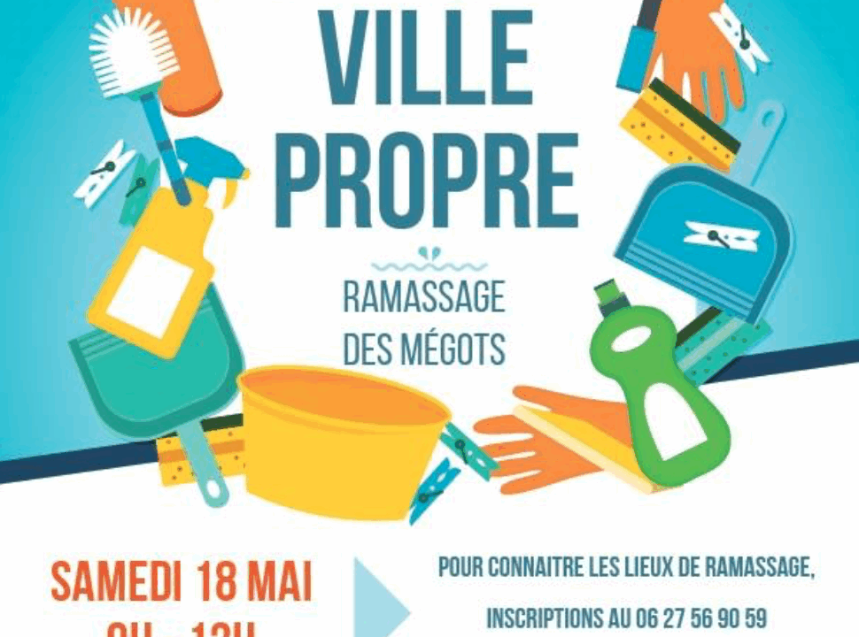 Ville propre : ramassage des mégots !